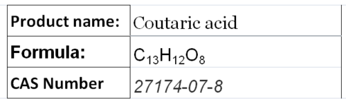 Coutaric Acid
