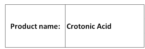Crotonic Acid