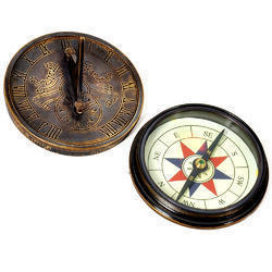 Brass Sun Dial Compass