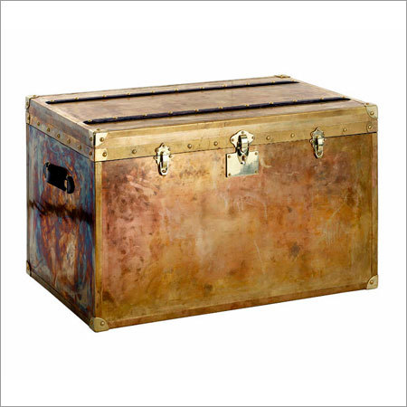 Steamer Trunk Brass
