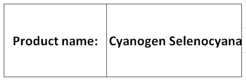 Cyanogen Selenocyanate - Chemical Compound, Crystalline Solid, CâNâSe | High Purity, Precise Synthesis, Versatile Reagent