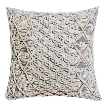Ecru Macrame Boho Cushion Covers