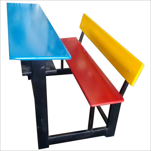 Colorful School Bench