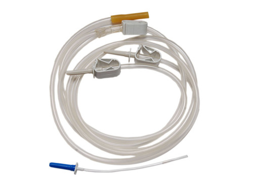 TUR SET - Medical Grade Non-Toxic PVC, Y-Shaped Design for Endoscopic Irrigation | Thumb Operated Clamps, Non-Kinkable Tubing, Sterile & Disposable
