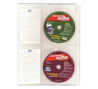 Cd Wallet Pocket With Label (for Ring Binder)