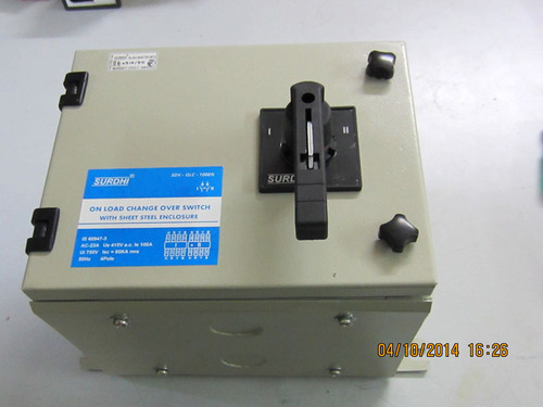 On Load Change Over Switches100 AMP With Enclosure -L&T