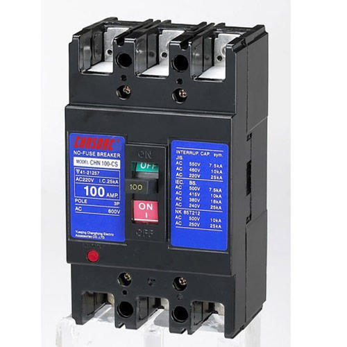Black MCB 100 Amp 3 POLE