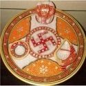 Marble Pooja Thali Diwali Gifts