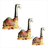 Wooden Camel Decorative Figurine