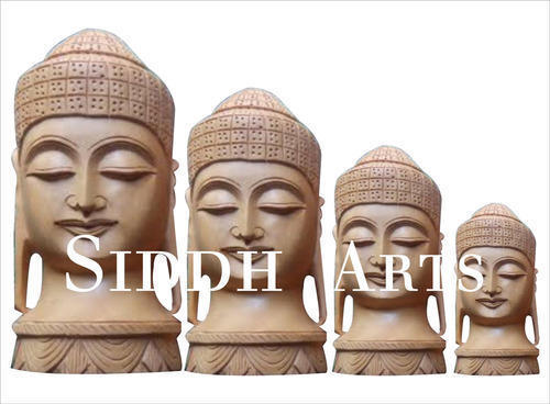 Wooden Hand Carved Buddha Idols