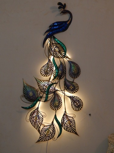 LED Designer Peacock Wall Decor
