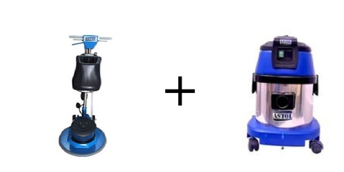 Single Disc Scrubber and Vacuum Cleaner Combo