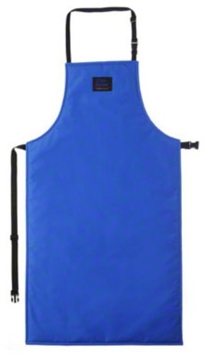 Apron - Polyester Cotton Blend, Large 36x28 Inches, Royal Blue | Durable, Comfortable, Protective, Washable, Strap Fasteners