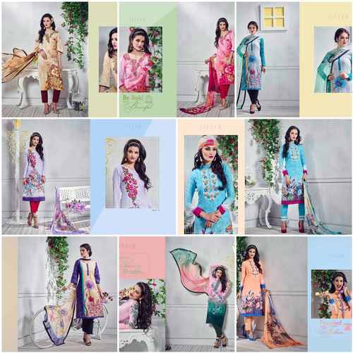 Cotton with Embroderies  suits