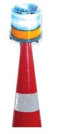 Cone Mounted Solar Flasher