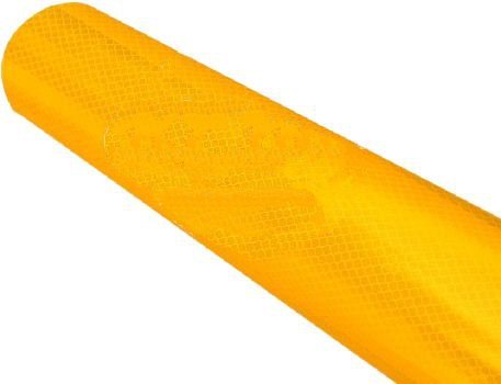 Reflective Sheeting - Vinyl 2 inch x 150 ft, Yellow | Pressure Sensitive Adhesive, High Visibility, Durable, Easy Application
