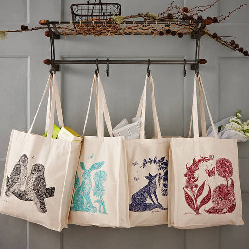 Natural Cotton Shopping Bags