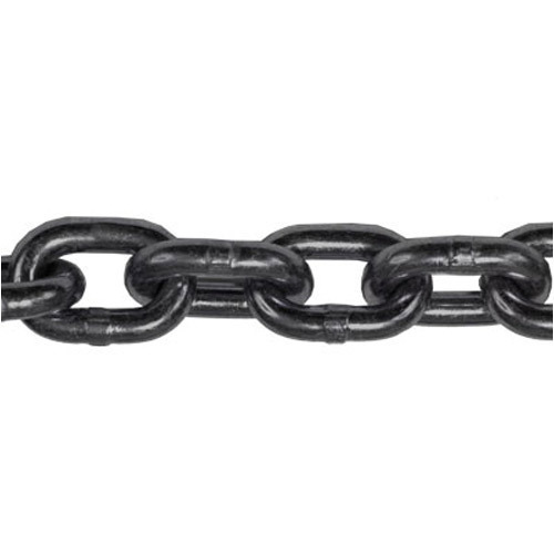 Alloy Steel Chain - 10 mm Diameter, Black Alloy Steel | New Condition, Durable Design for Heavy-Duty Applications