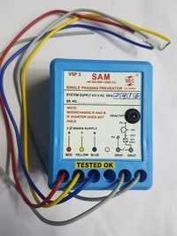 Single Phase Preventer - Brass Material, 103 X 66 X 43 Mm, 415v Ac, 50 Hz | Complete Protection Against Single Phasing, Auto Reset, Reverse Phasing Alert
