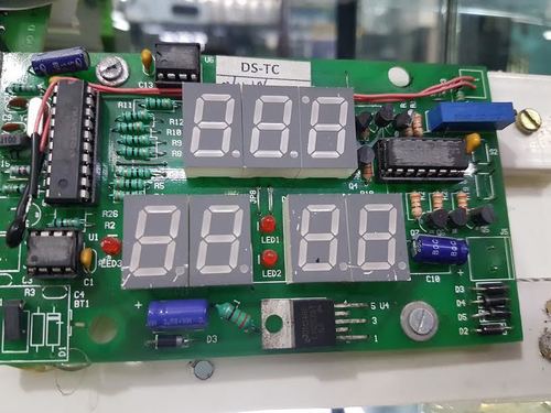 Aluminum Alloy Clock N Temperature