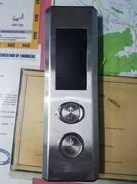 Landing Operating Panel - Stainless Steel With Titanium Coating | Vandal-proof Buttons, Built-in Emergency Led, Megaphone Recess, Emergency Telephone Device, Logo Display Option