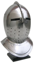 Medieval European Bascinet Fighting Armour Helmet