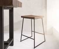 industrial Bar Chair with footrest