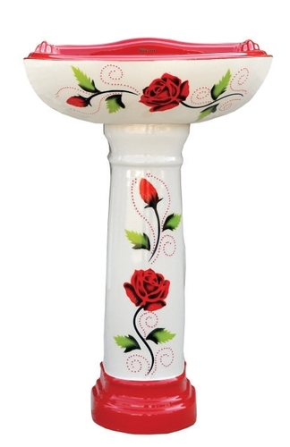 Printed Pedestal Wash Basin