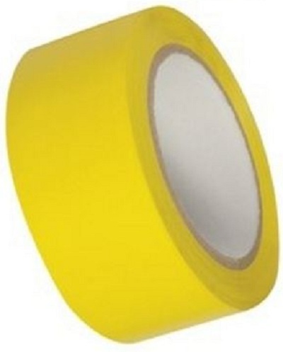 Floor Marking Tape - 100MM x 16MM x 27MTR, Yellow | Durable Design for Effective Safety and Organization