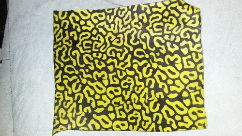 Brain Print Hairon Leather - Genuine Hairon Leather, Versatile for Footwear and Accessories, Custom Lengths and Finishes Available