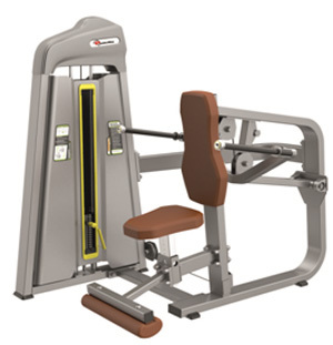 Triceps Extension - Steel, 1140x940x1370mm, Gray | Adjustable Weight, Stable Base, Comfortable Seating