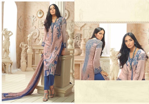 Pastel Shade Buy Cotton Silk Salwar Kameez Online