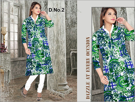Green Jaipuri Kurti