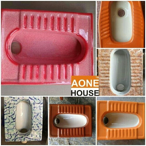 Rustic Color And Double Color Design Squatting Pan Installation Type: Floor Mounted