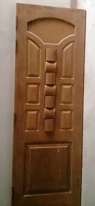 Round Panel Wooden Door