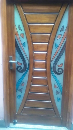 Glass Wood Door