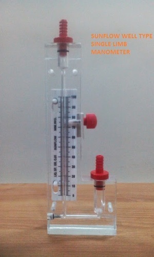 Single Limb Acrylic Body Manometer