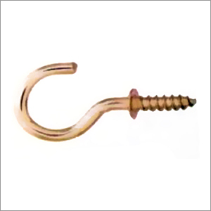 Iron Cup Hook (Brass Galvanised)