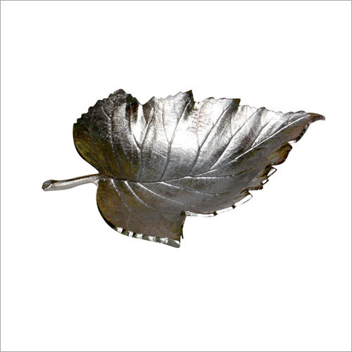 Alumuniume Leaf Tray With Nickel Finished.