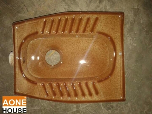 Rustic Color Eastern Squatting Pan Installation Type: Floor Mounted