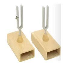 Stailness Steel And Wood Reasonace Boxes For Tuning Forks