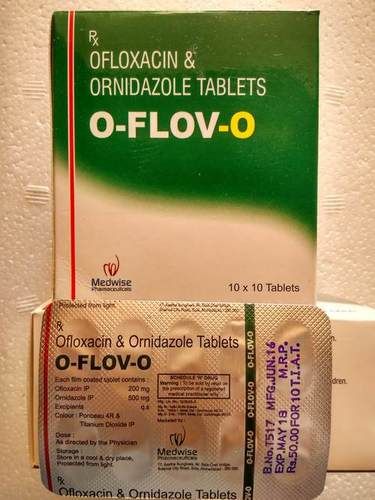 Tablet Ofloxacin And Ornidazole