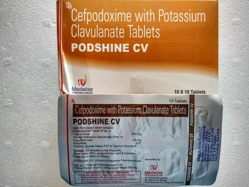 Tablet Cefpodoxime and Clavulanic Acid
