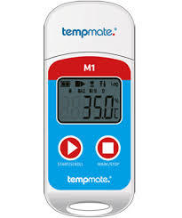 Multi Time Used Datalogger - Blue & White | Accuracy: Â±0.5, Capacity: 32,000 Measurements, Ideal for Laboratory Use