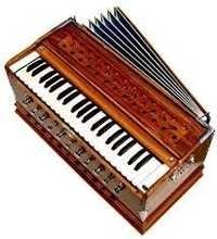 Harmonium Reed - Premium Teak Wood, 3 Octave Scale Changer Model With 9 Stops & Auto-push | Professional Quality Reeds, Longer Keys, High Sustain