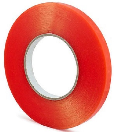 Polyester Adhesive Tape - 50 mtr Length, 0.5 mm Thickness, 48 mm Width, Red, 5KV, 130 Degrees Celsius | Ideal for Cable Repairing, Coil & Transformer Industries