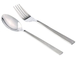 Dinner Spoon and Fork Set - Stainless Steel, 12 Pieces | Durable, High Gloss, Easy Cleaning