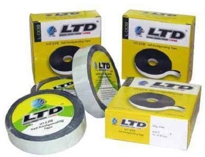 HT Tape - Rubberised High Tension Tape for 11Kv - 33Kv | 9 Mtr Length, 18MM x 0.8MM Dimension, Black, Model No: L-009s