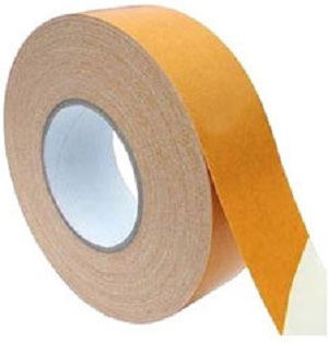 Double Side Cotton Tape - 24MM x 19Mtr | Water and Heat Resistance, High Shear Strength, Durable for Flexo Printing Applications