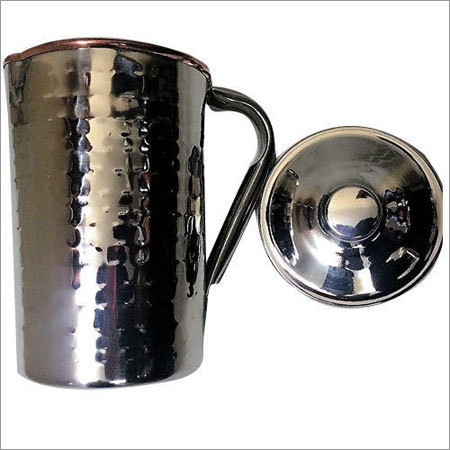 Steel Hammered Water Jug